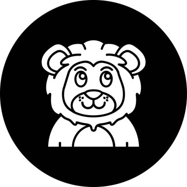 panda simgesi vektör illüstrasyonu