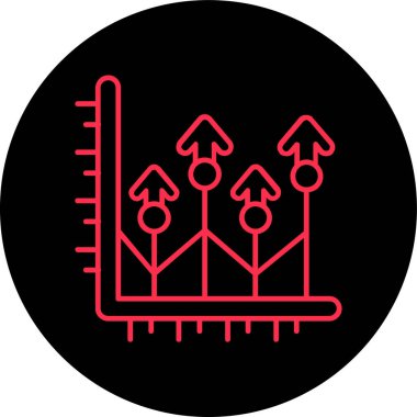 Modern simgenin vektör illüstrasyonu