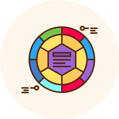 analiz renk vektörü simgesi kolayca düzenlenebilir ya da oluşturulabilir