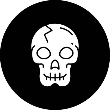 Kurukafa simgesi vektör illüstrasyonu