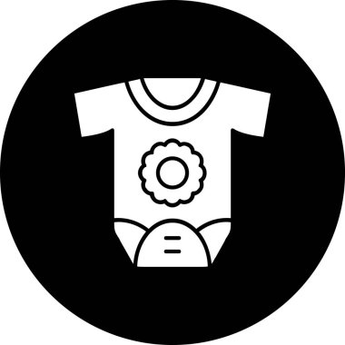 yeni doğan bebek simgesi, vektör illüstrasyonu