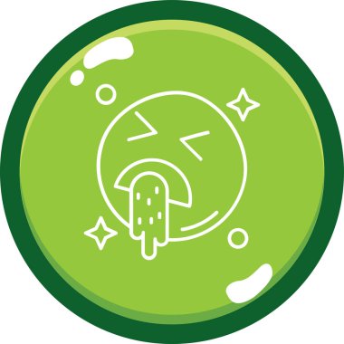 Ay. Web simgesi basit illüstrasyon