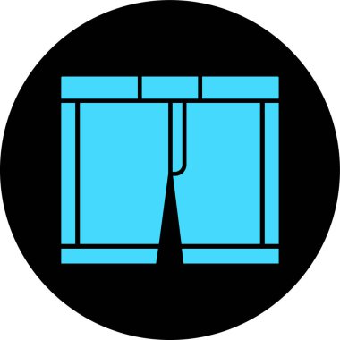 pantolon simgesi vektör illüstrasyonu