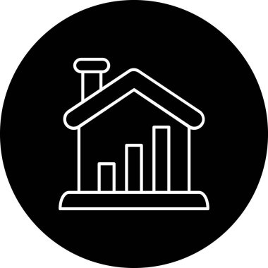 gerçek ev vektör simgesi