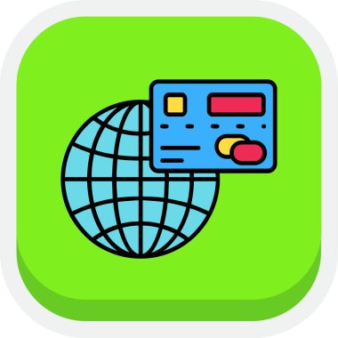 genel ağ vektör simgesi