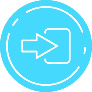 ok simgesi vektör illüstrasyonu