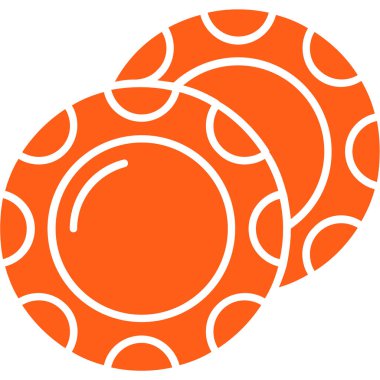 turuncu simge, vektör çizimi