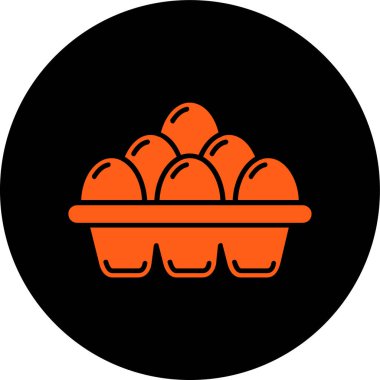 Tavuk. Web simgesi basit illüstrasyon