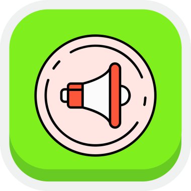 hoparlör vektör illüstrasyonu