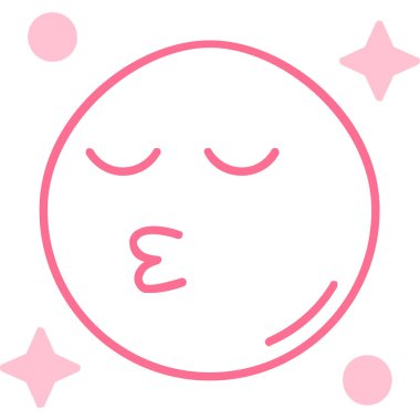 Uyuyan ayın sevimli yüzünün vektör çizimi.