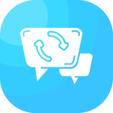 Soyut arkaplanda telefon simgesi izole edildi