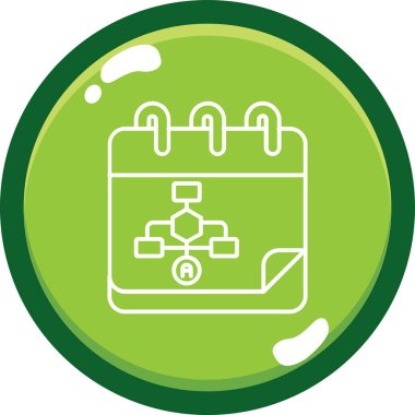 veri vektörü simgesi modern illüstrasyon