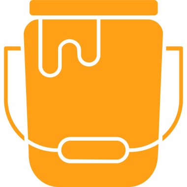 Bir gaz simgesinin vektör illüstrasyonu