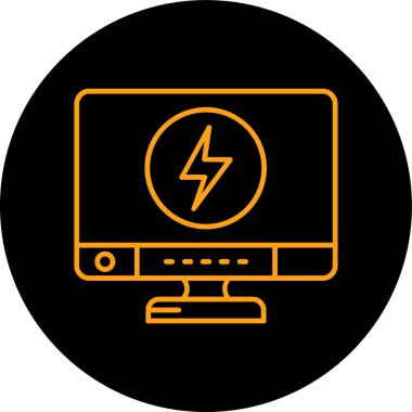 dizüstü bilgisayar simgesi, vektör illüstrasyonu