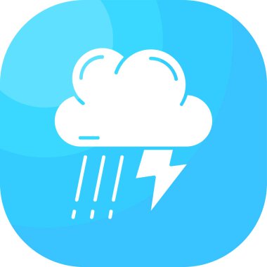 Bir bulutun vektör illüstrasyonu