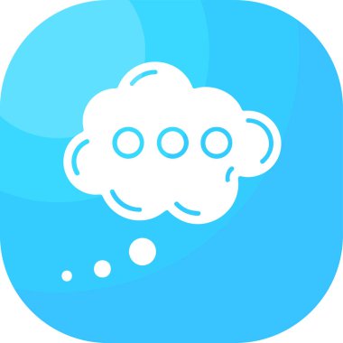 Soyut arkaplanda bulut simgesi izole edildi