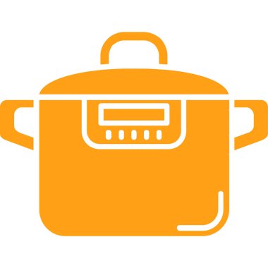 Mutfak çömleği simgesi beyaz.