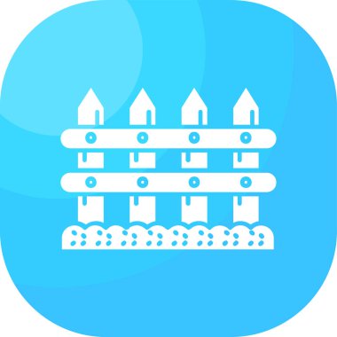 mavi kale simgesi, düz tasarım biçimi, vektör illüstrasyonu