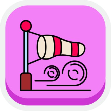 Modern simgenin vektör illüstrasyonu