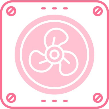 çiçek simgesi vektör illüstrasyonu