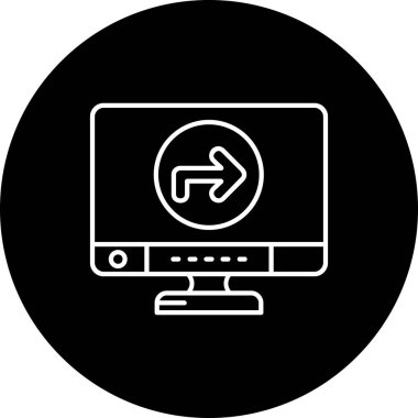 vektör dizüstü simgesi illüstrasyonu