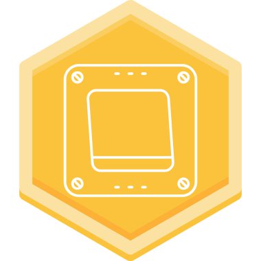 Bir b eksikliği simgesinin vektör çizimi