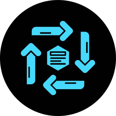 veri değişim simgesi vektör illüstrasyonu