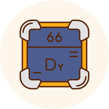 Moda stili izole edilmiş 6 çip simgesi