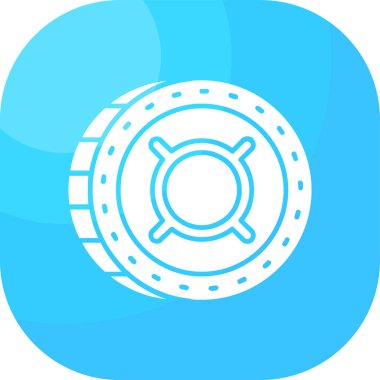 Para simgesi, vektör illüstrasyonu