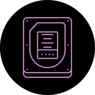 Vektör Defteri Simgesi illüstrasyonu