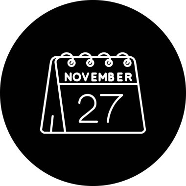 Tarih için takvimi olan illüstrasyon