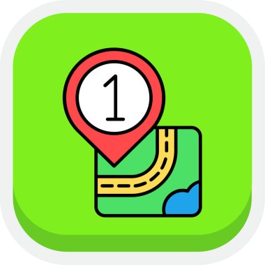 güzergah haritası simgesi, özet biçimi