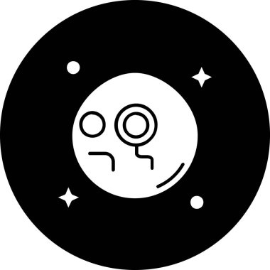 Projeniz için vektör gezegen simgesi