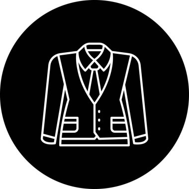 Kravatlı bir adamın vektör çizimi