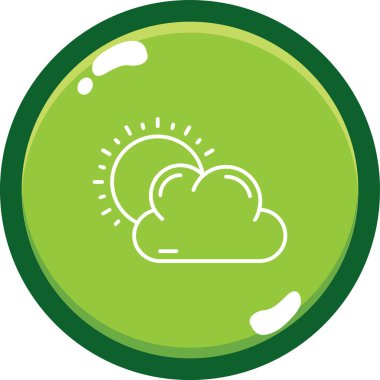 Hava simgesinin vektör illüstrasyonu