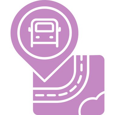 Harita işaretleyici. Basit resimleme