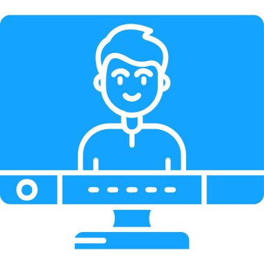 video simgesi, vektör illüstrasyon tasarımı