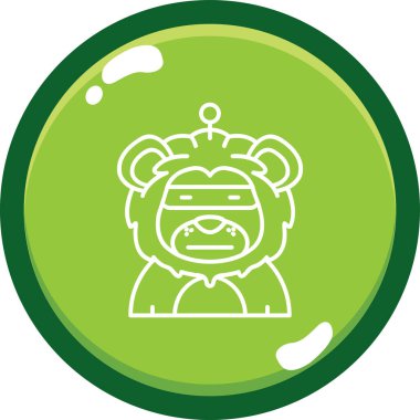 kupa simgesindeki maymun