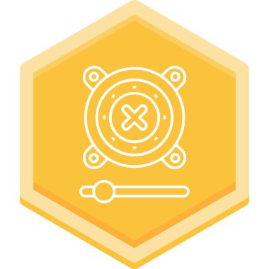 Modern simgenin vektör illüstrasyonu