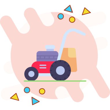 Bir traktörün vektör simgesi