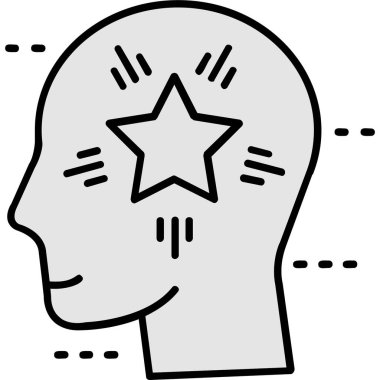 yıldız simgesi tasarımı, vektör illüstrasyonu 10 grafik