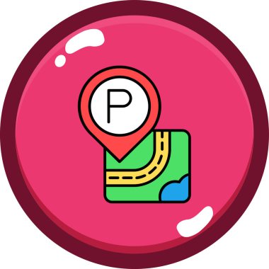 vektör içinde konum pin simgesi