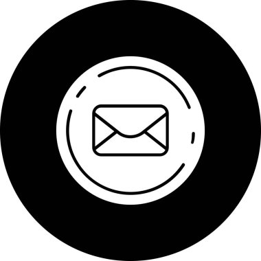 Posta simgesinin vektör illüstrasyonu