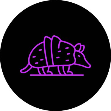 şirin çizgi film simgesinin vektör illüstrasyonu