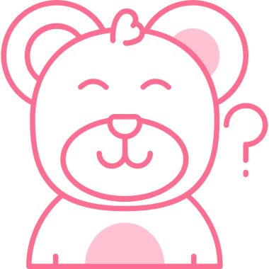 hayvan duygu simgesi ana hat biçiminde