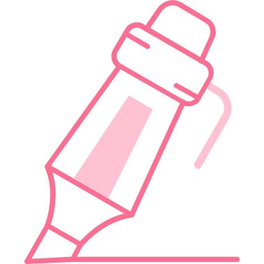 Kalem. Web simgesi basit illüstrasyon