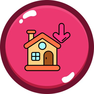 ev simgesi vektörü olan ev