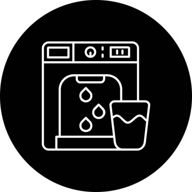 Çamaşır. Web simgesi basit illüstrasyon