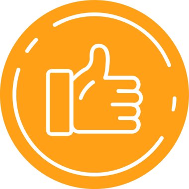 Simge vektör illüstrasyonunu parmakla