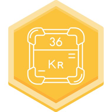 Çemberdeki modern bir simgenin vektör çizimi